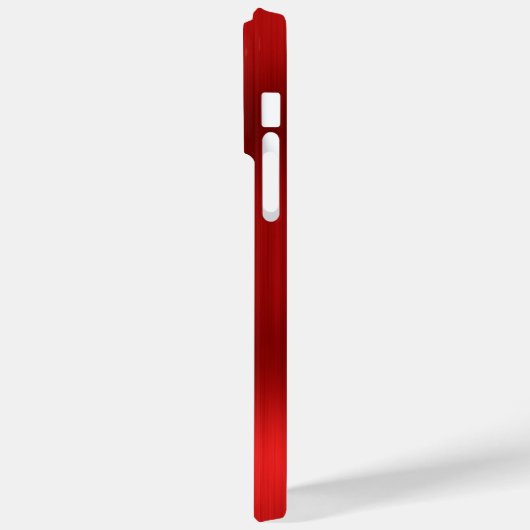 Silver Glitter Red Glam Girly Signature Case-Mate iPhone Case (Achterkant / Links)