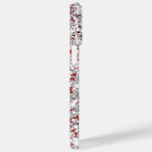 Silver Glitter Red Glam Girly Signature Case-Mate iPhone Case (Achterkant / Rechts)