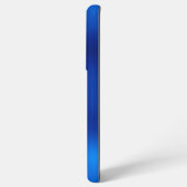 Silver Glitter Royal Blue Folie Girly Signature Samsung Galaxy Hoesje (Achterkant horizontaal)