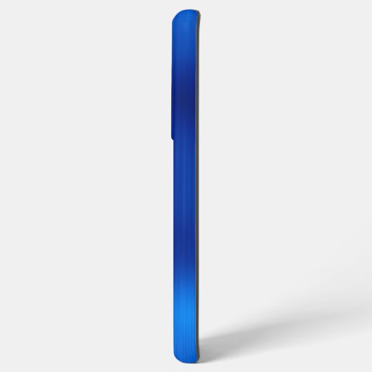 Silver Glitter Royal Blue Folie Girly Signature Samsung Galaxy Hoesje (Achterkant horizontaal)