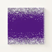 Silver Glitter Royal Paarse 40 & Fantastische Gast Notitieboek (Achterkant)