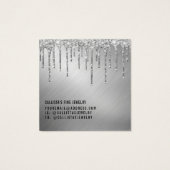 Silver Glitter-schijven voor Kaart (Achterkant)