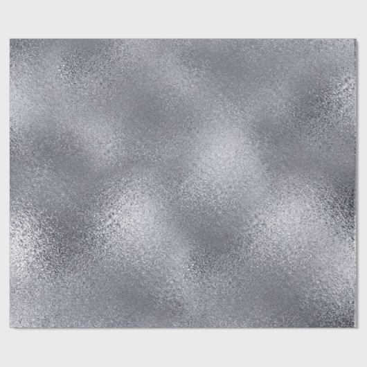 Silver Glitter Shiny Glass Ice Vip Cadeaupapier (Vlak)