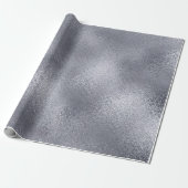 Silver Glitter Shiny Glass Ice Vip Cadeaupapier (Uitgerold)