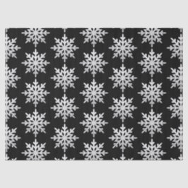 Silver Glitter Snowflake Tissuepapier