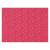 Silver Glitter Snowflakes kerst Tafelkleed (Voorkant (Horizontaal))