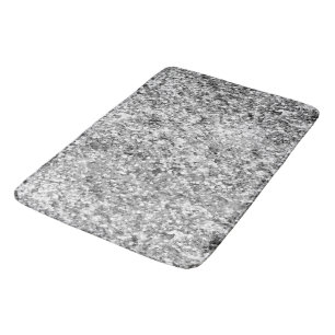 Silver Glitter Sparkle Badmat