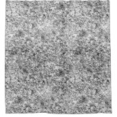 Silver Glitter Sparkle Douchegordijn (Voorkant)