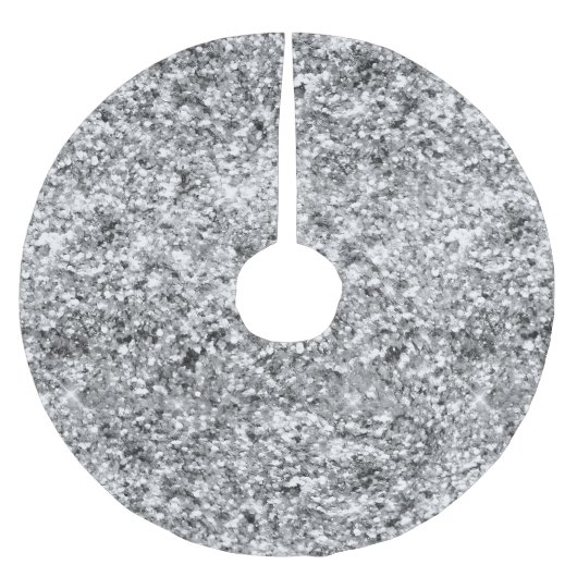 Silver Glitter Sparkle Kerstboom Rok (Voorkant)