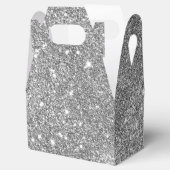 Silver Glitter Sparkles Bedankdoosjes (Geopend)