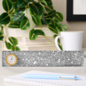 Silver Glitter Sparkles Naambordje
