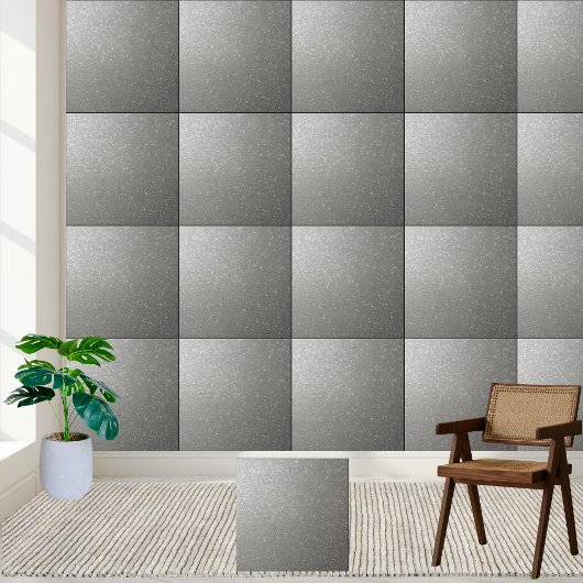 Silver Glitter Sprinkle Decoratieve Keramische Teg Tegeltje