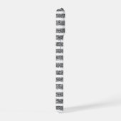 Silver Glitter Stripe iPhone 15 Case (Rechterkant)