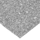 Silver Glitter Tafelkleed (Gekanteld)