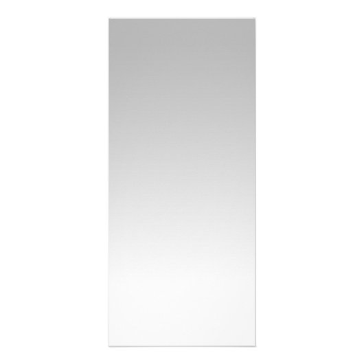 Silver Glitter Tall Menu Kaart (Achterkant)