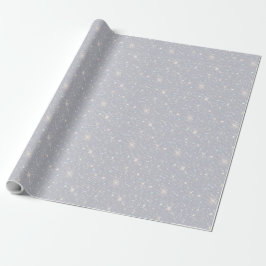 Silver Glitter Texture White Sparkling Diamond Cadeaupapier