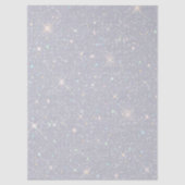 Silver Glitter Texture White Sparkling Diamond Tissuepapier (Voorkant)