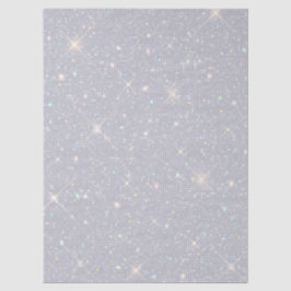 Silver Glitter Texture White Sparkling Diamond Tissuepapier