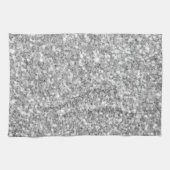 Silver Glitter Theedoek (Horizontaal)