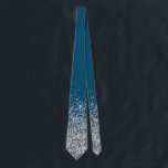 Silver Glitter Trendy Ombre Fading Stropdas<br><div class="desc">Dit ontwerp werd gecreeerd door digitale kunst. Het kan worden gepersonaliseerd door de aanpassingsknoop te klikken en tekst, afbeeldingen toe te voegen, of afbeeldingen te schrappen om aan te passen. Neem contact met me op colorflowcreations@gmail.com als je dit ontwerp op een ander product wilt gebruiken. Koop mijn oorspronkelijke abstracte acrylschilderij...</div>