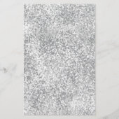 Silver Glitter Wedding Poem Dank u voor de rol (Achterkant)