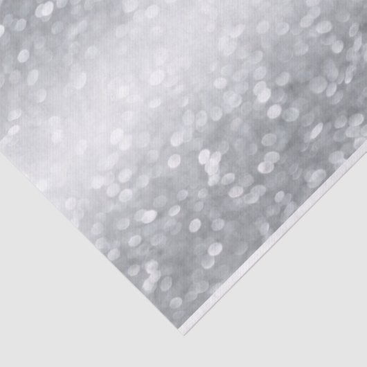 Silver Glitter-weefselpapier Tissuepapier (Detail)