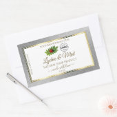 Silver Glitter White Product Labels Ladybug Logo (Envelop)