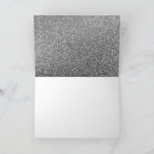 Silver Glitter Wil je mijn Matron of Honor-Kaart z (Binnen)