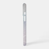 Silver Glitter with Stars iPhone 16 Hoesje (Linkerkant)