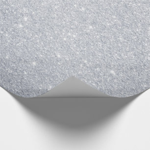 Silver Glitter Wrapping Paper Cadeaupapier