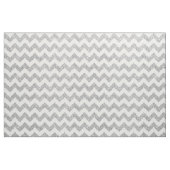 Silver Glitter Zigzag Stripes Chevron Pattern Stof (Fat Quarter)