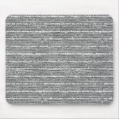 Silver Glittery Stripes Muismat (Voorkant)