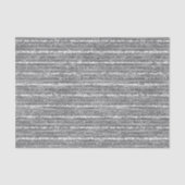 Silver Glittery Stripes Tissuepapier (Voorkant)