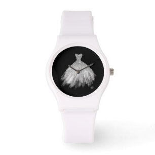 *~* Silver Glittler * Weddenschap Horloge