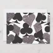 Silver Glitz Destiny Las Vegas Foto De datum opsla Save The Date (Achterkant)