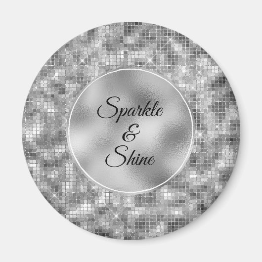Silver Glitz Magneet (Voorkant)