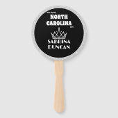 Silver Glitz Pageant Fan Waver 10-Pack Handwaaier (Achterkant)