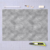 Silver Glitz Zebra Print Tissuepapier (Craft)
