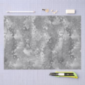 Silver Glitzy Glitter Snake Print Tissuepapier (Craft)