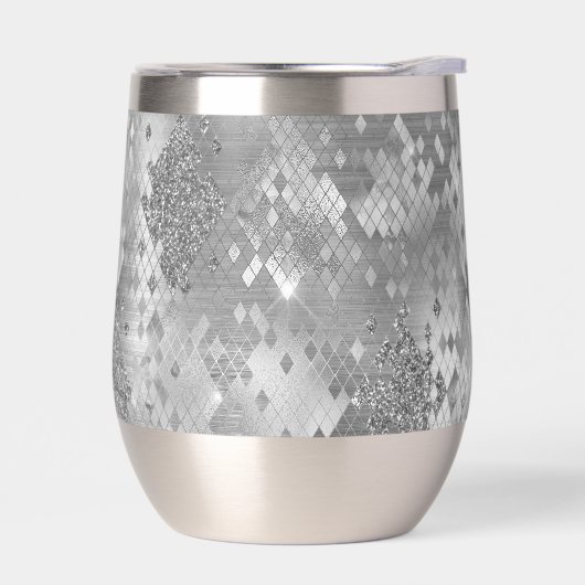 Silver Glitzy Glitter Snake Skin (Links)