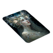 Silver Goddess Fantasy Art Magneet (Rechterzijde)