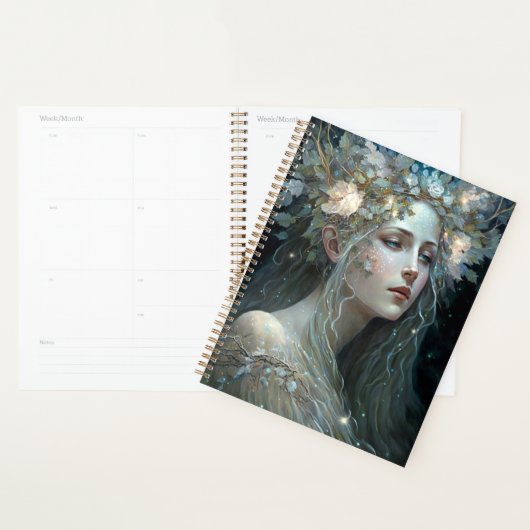 Silver Goddess Fantasy Art Planner (Display)