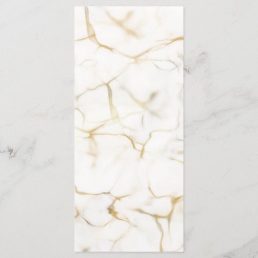 Silver & Gold Abstract Watercolor Wedding Menu (Achterkant)