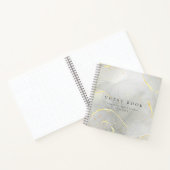 Silver Gold Artist Guest Book for Art Show Notitieboek (Binnen)