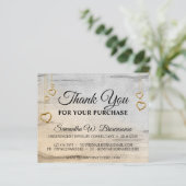 Silver Gold Bling Wooden Textured Heart Hartelijk  (Staand voorkant)