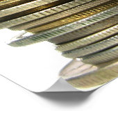 Silver Gold Coin Towers Poster (Hoek)