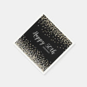 Silver Gold Confetti 50e verjaardag Servet (Hoek)