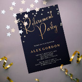 Silver & Gold | CONFETTI | Uitnodiging tot pension