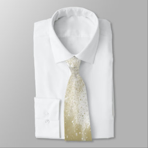 Silver Gold Elegant Wedding Groomsmen Stropdas