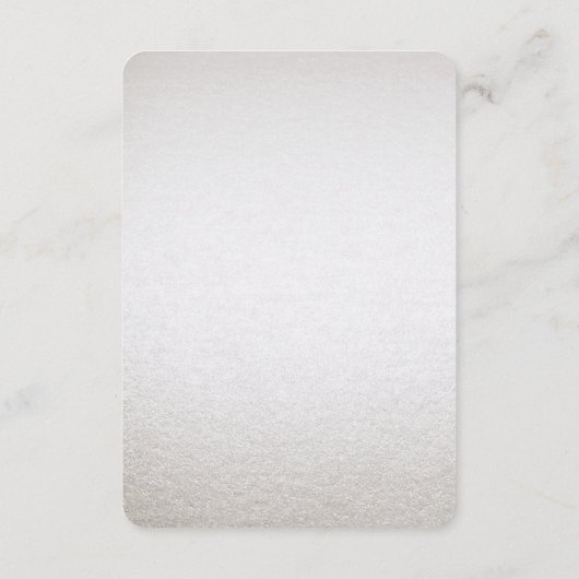 Silver Gold Floral Detail Behuizing Kaart (Achterkant)